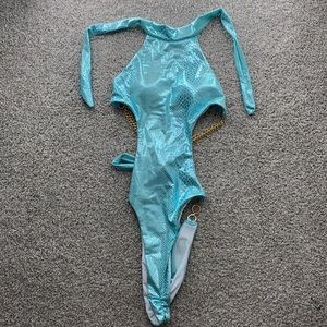 Turquoise Mermaid Bathing Suit